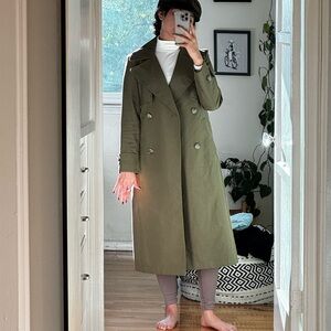 Women’s Olive Trench Coat (Banana Republic - Japan)
